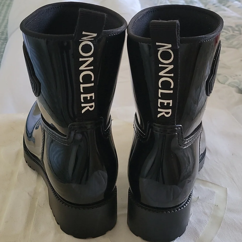 Moncler, black Raining boots - Picture 1 of 6